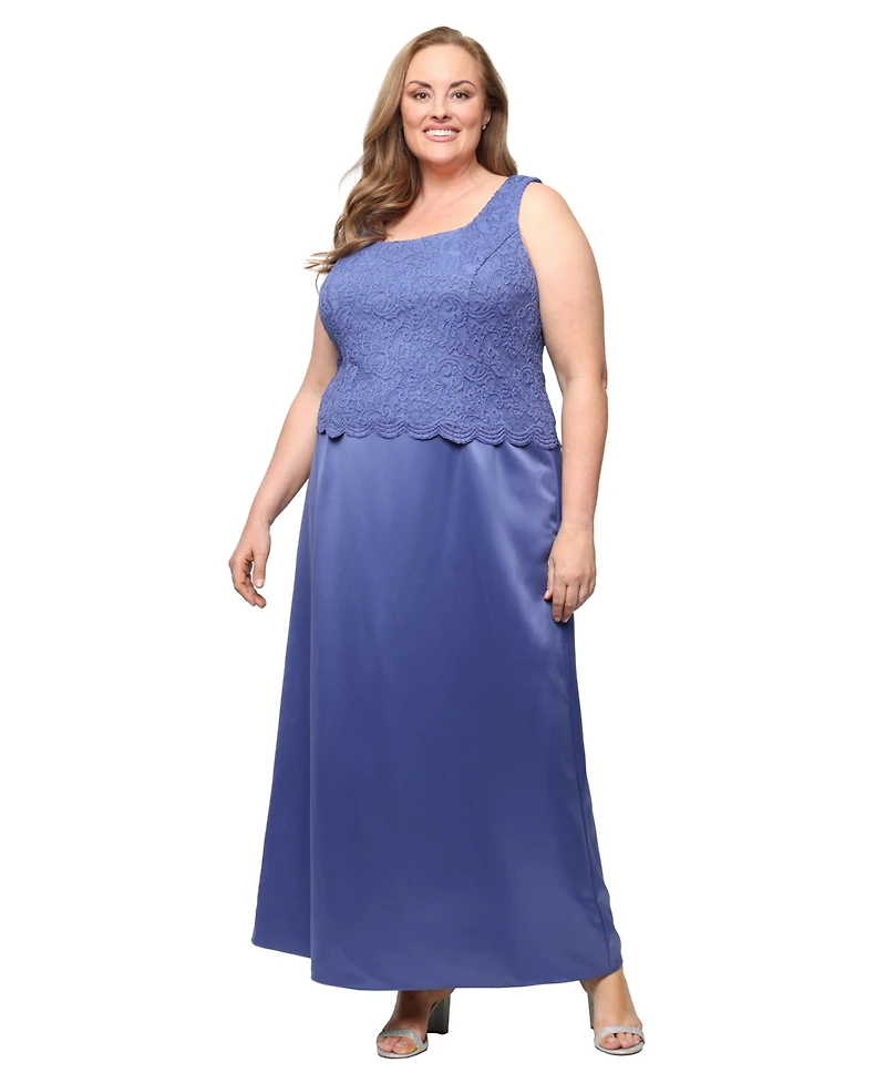 Alex Evenings Plus Lace Dress & Jacket