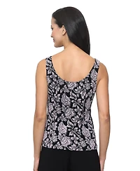 Alex Evenings Petite 3/4-Length-Sleeve Jacket and Sleeveless Top, 2-Piece Set