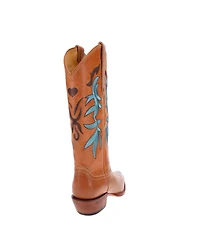 Malibu Beach Women's Premium Western Leather Boots Loni
