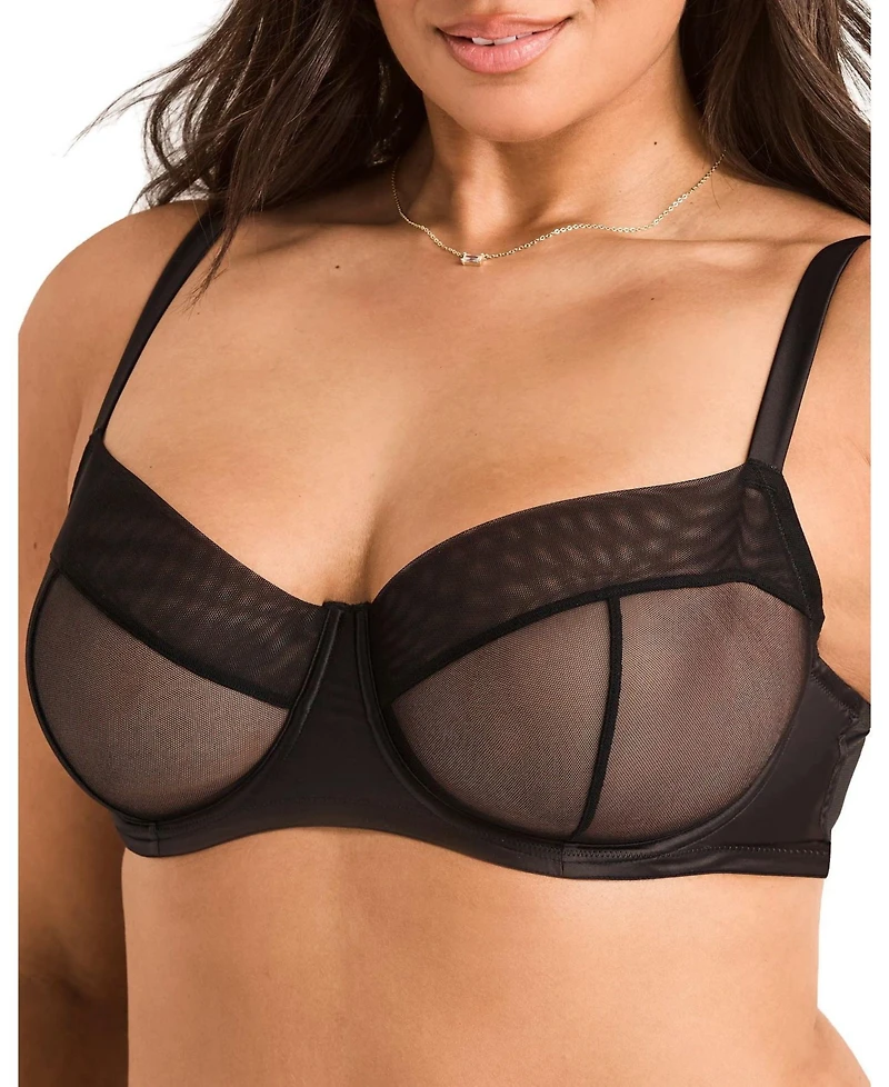Adore Me Plus-Size Brittani Unlined Balconette Bra