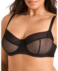Adore Me Plus-Size Brittani Unlined Balconette Bra