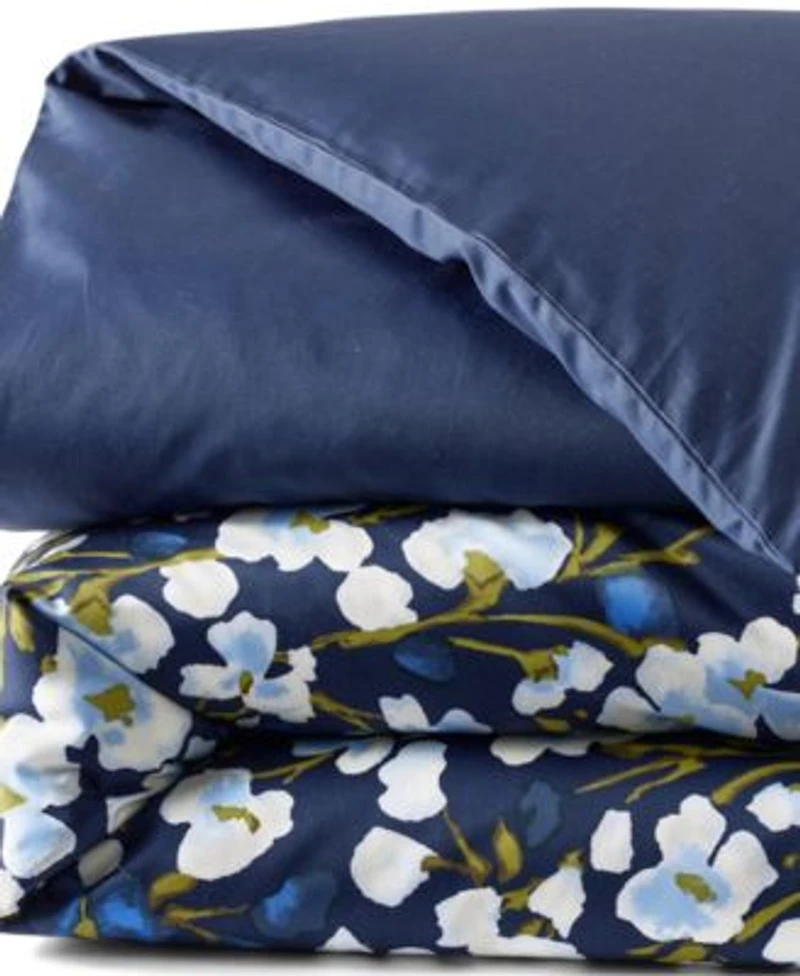 Lands End 400 Thread Count Premium Supima Cotton No Iron Sateen Duvet Bed Cover