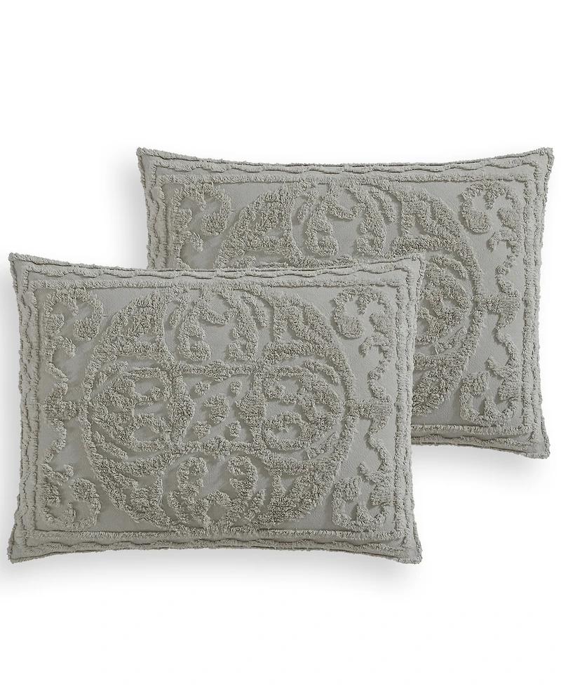 Beatrice Home Fashions Emblem Chenille 3-Pc. Comforter Set