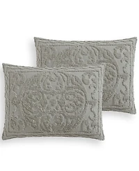 Beatrice Home Fashions Emblem Chenille 3-Pc. Comforter Set