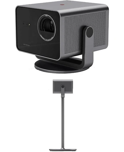 Leica Cineplay 1 Portable 4K Uhd Smart Projector with a Leica Projector Stand