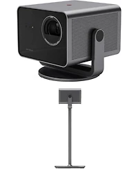 Leica Cineplay 1 Portable 4K Uhd Smart Projector with a Leica Projector Stand