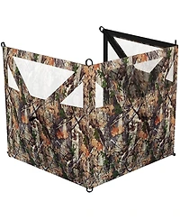 Outsunny Hunting Blind One-Way View Mesh 176" x 58.3", Camouflage