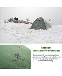Naturehike Ultralight 2 Person Backpacking Tent 4 Season Waterproof Camping Double Layer Cold Weather Easy Set Up Tents for Family Camp