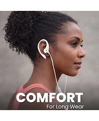 Philips Usb-c Wired Earbuds with Microphone, Secure Fit Over-Ear Sport Earhook Wired Open Ear Headphones for Running and Gym