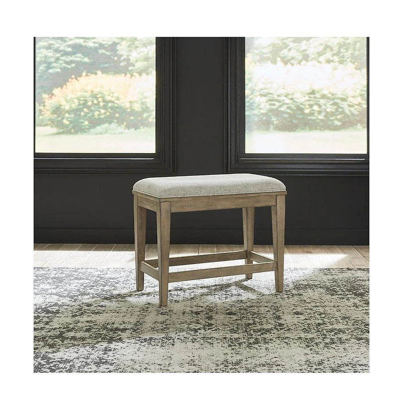 Liberty Furniture Industries, Inc. Devonshire Console Stool in Brown Color