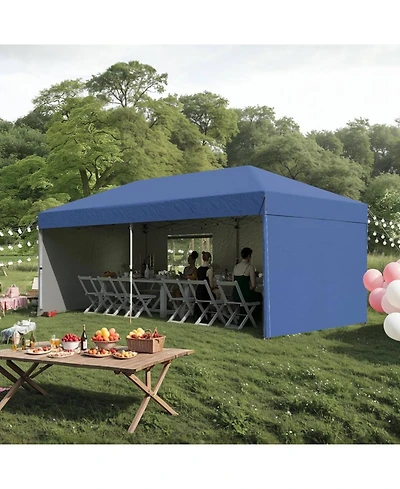 gaomon 10X20 Pop Up Canopy Tent with 4 Sidewalls for Events, Parties
