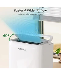 Waykar 80 Pint Energy Star Dehumidifier for Rooms Basement Space up to 5000 Square feet