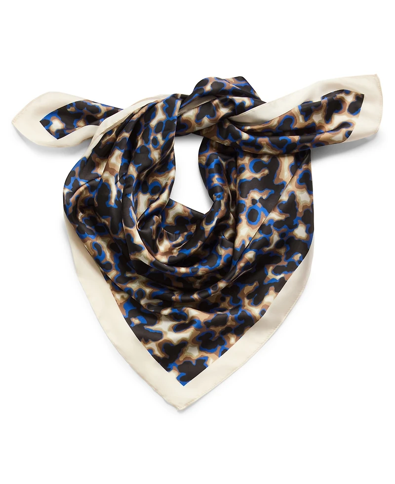 Steve Madden Leopard Printed Square Scarf