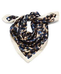 Steve Madden Leopard Printed Square Scarf