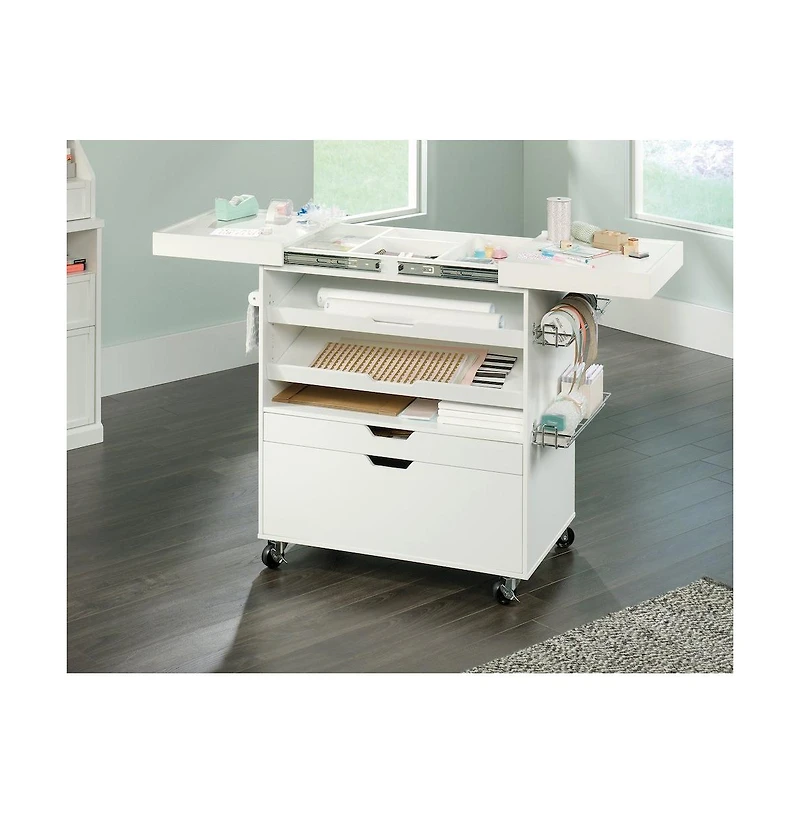 Sauder Craft Pro Series Craft Cart