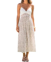 Cupshe Women's Pickin' Petals Floral Maxi Beach Dress