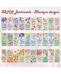 Gnuadz Verses Magnetic Bookmark Floral Religious Faith Bible