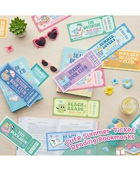Gnuadz Summer Book Club Ticket Bookmarks