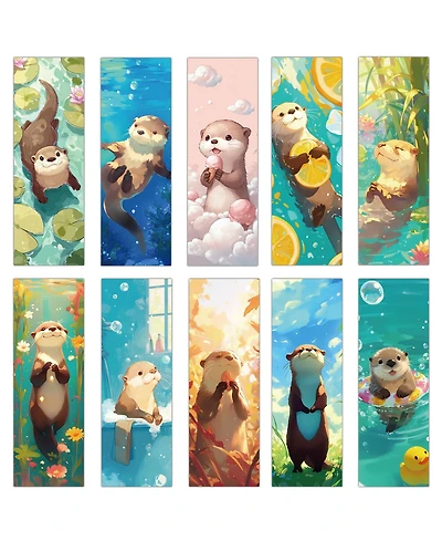 Gnuadz Sea Otter Bookmarks Animal Page Markers Reading Gift