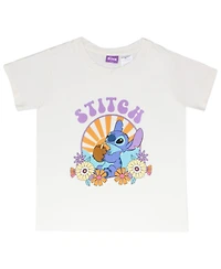 Lilo & Stitch Little Girls Lilo and Stitch 2 Piece T-Shirt and Short Outfit Set