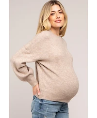 Pinkblush Maternity Bubble Sleeve Sweater