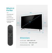 Element 40" Genesis Series 720p Hd Smart Xumo Led Tv Streaming Hdmi Usb - E300AE40CG