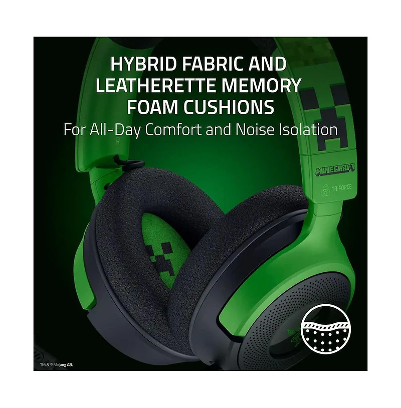 Razer Kraken V4 X Minecraft Edition Gaming Headset