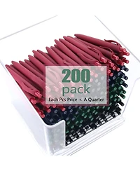 Gnuadz Retractable Click Pens Medium Point Smooth Ink 200 Pack