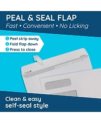 Gnuadz Security Envelopes Self Seal Double Window Checks