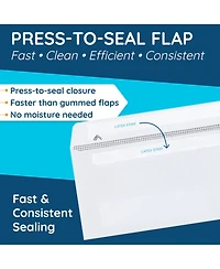 Gnuadz Self Seal Security Window Envelopes for Business Mailing