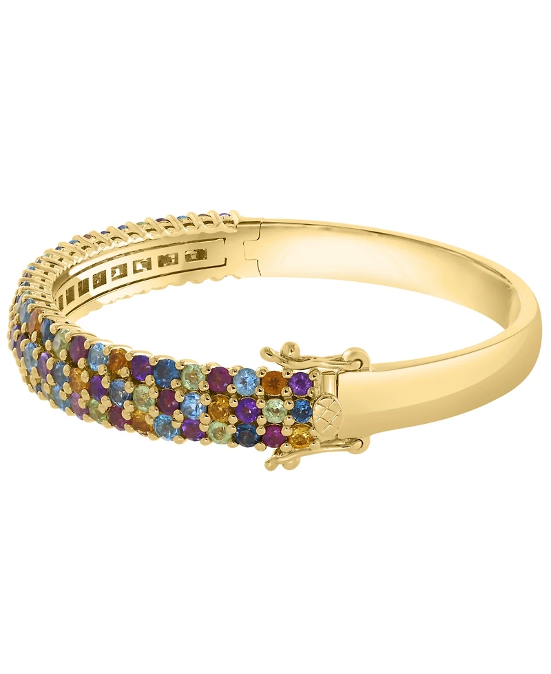 Effy Collection Multi-Gemstone (12-5/8 ct. t.w.) Bangle in 14k Yellow Gold