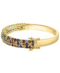 Effy Collection Multi-Gemstone (12-5/8 ct. t.w.) Bangle in 14k Yellow Gold