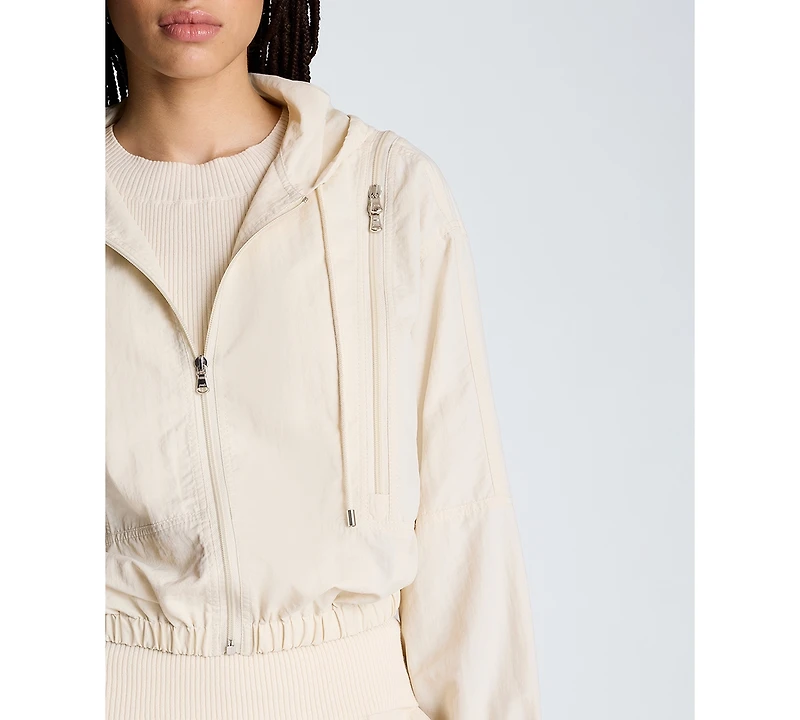 Kenneth Cole Women's Zippered Long-Sleeve Hoodie