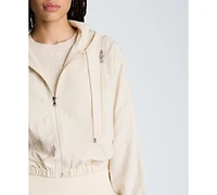 Kenneth Cole Women's Zippered Long-Sleeve Hoodie