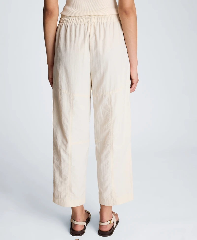 Kenneth Cole Women's Mid-Rise Barrel Leg Pants