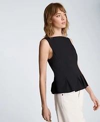 Kenneth Cole Women's Sleeveless Boat Neck Top