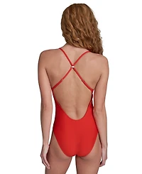 Calvin Klein Women's Cross Back Straps One-Piece Swimsuit
