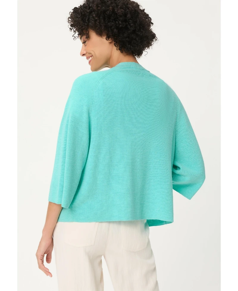 Olsen Women's Openfront Cropped Cardigan