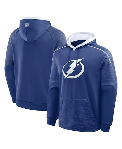 Fanatics Men's Blue Tampa Bay Lightning Goaltender Defender Pullover Hoodie
