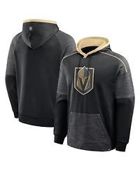 Fanatics Men's Black Vegas Golden Knights Goaltender Defender Pullover Hoodie