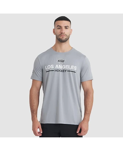 Fanatics Men's Gray Los Angeles Kings Authentic Pro Rink Tech T-Shirt