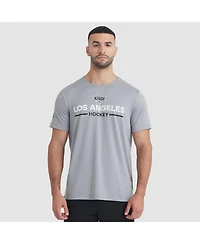 Fanatics Men's Gray Los Angeles Kings Authentic Pro Rink Tech T-Shirt