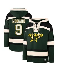 '47 Brand Men's Mike Modano Green Dallas Stars Retired Player Name & Number Lacer Pullover Hoodie