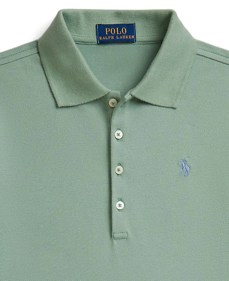 Polo Ralph Lauren Girls' 7-16 Stretch Mesh Short-Sleeve Dress