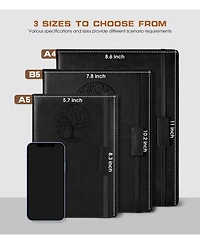 Gnuadz Lined Journal Notebook Hardcover Leather Ruled Writing Diary