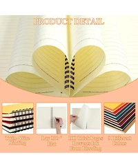 Gnuadz Spiral Notebook Lined Journal A5 Writing Notepad
