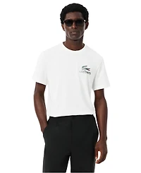 Lacoste Men's Water Base Print Crewneck T-Shirt