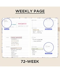 Gnuadz 2026 Planner Daily Weekly Monthly 18-Month 100GSM
