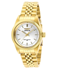 Invicta Women's Specialty Quartz 3 Hand Silver Dial Watch