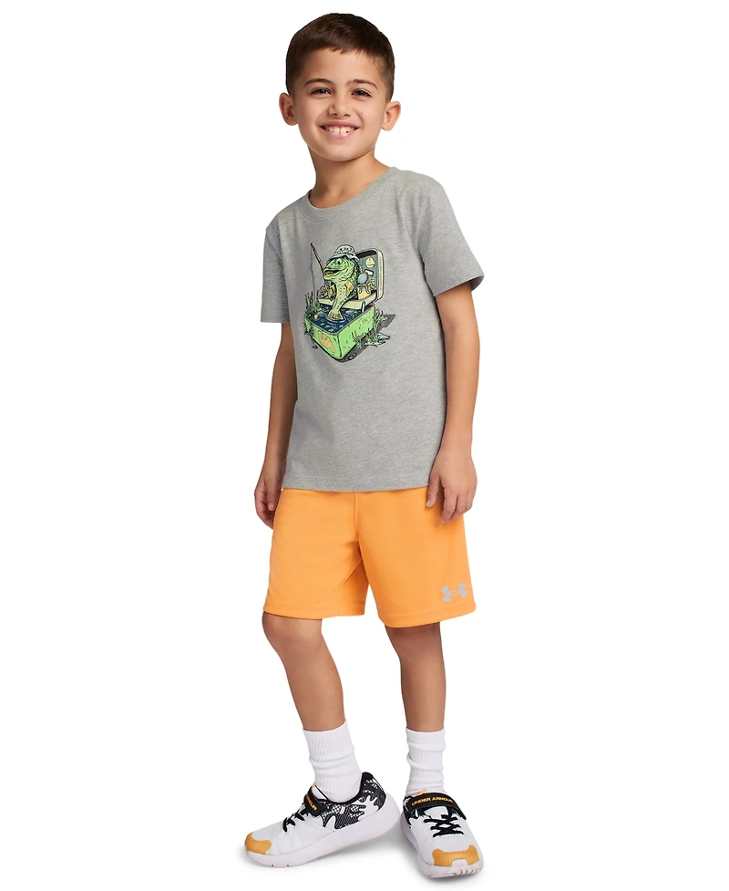 Under Armour Little Boys' 4T-7 Graphic T-Shirt and Shorts, 2-Piece Set
